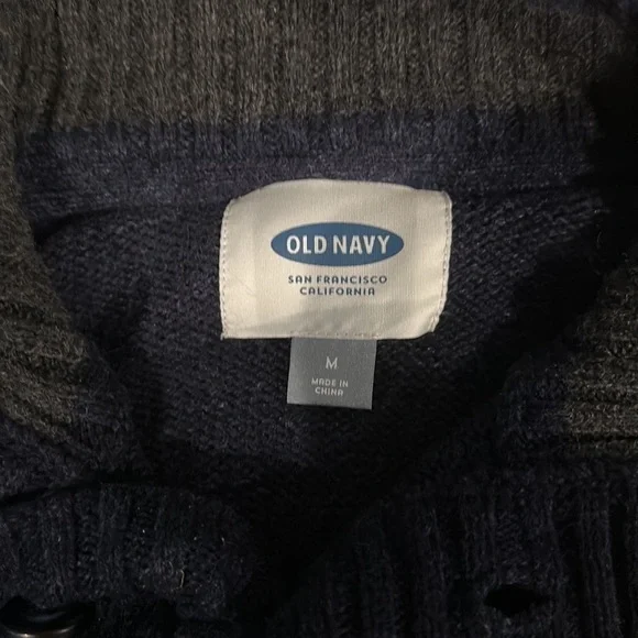 Old Navy men’s wool-blend sweater medium - Picture 6 of 7